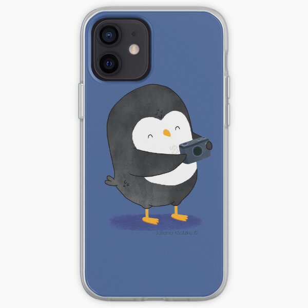 Photographer Penguin iPhone Soft Case