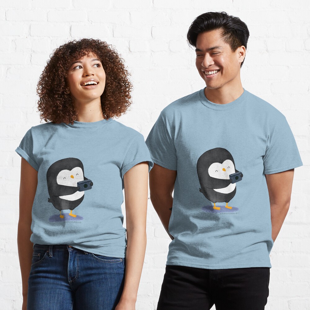 Photographer Penguin Classic T-Shirt