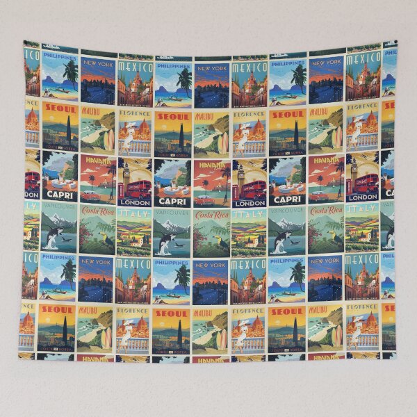 Item preview, travel postcards aesthetic collage designed and sold by eshna.