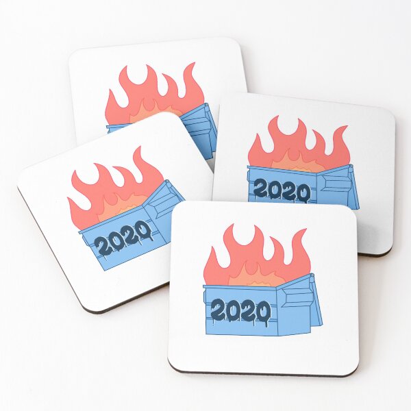 Item preview, 2020 dumpster fire designed and sold by thicker than  a sticker.