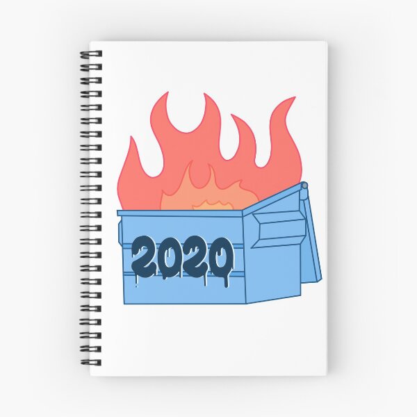 Item preview, 2020 dumpster fire designed and sold by thicker than  a sticker.