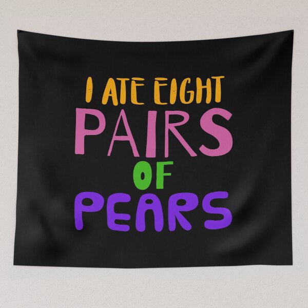 Item preview, Pairs of Pears Grammar Teacher Visualized Homophones print designed and sold by jakehughes2015.