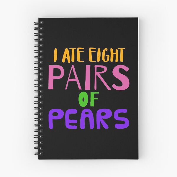 Item preview, Pairs of Pears Grammar Teacher Visualized Homophones print designed and sold by jakehughes2015.