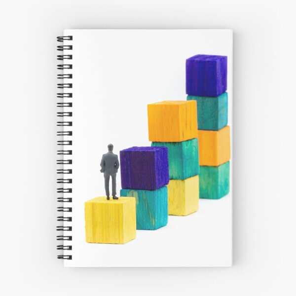 Item preview, Businessman sitting alone on a wooden cube designed and sold by Stanciuc.