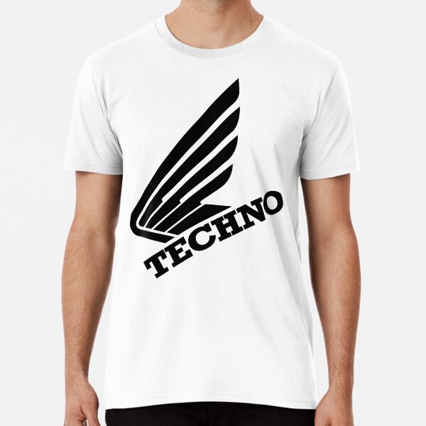 Techno Honda Wing, for electronic music lovers Premium T-Shirt