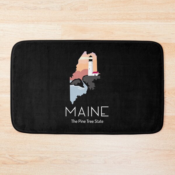 Item preview, Maine Proud State Motto The Pine Tree State graphic designed and sold by jakehughes2015.