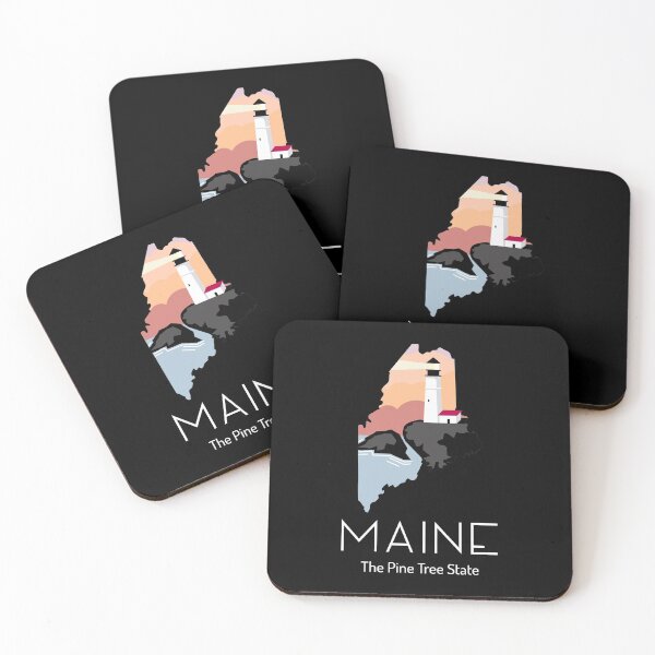 Item preview, Maine Proud State Motto The Pine Tree State graphic designed and sold by jakehughes2015.