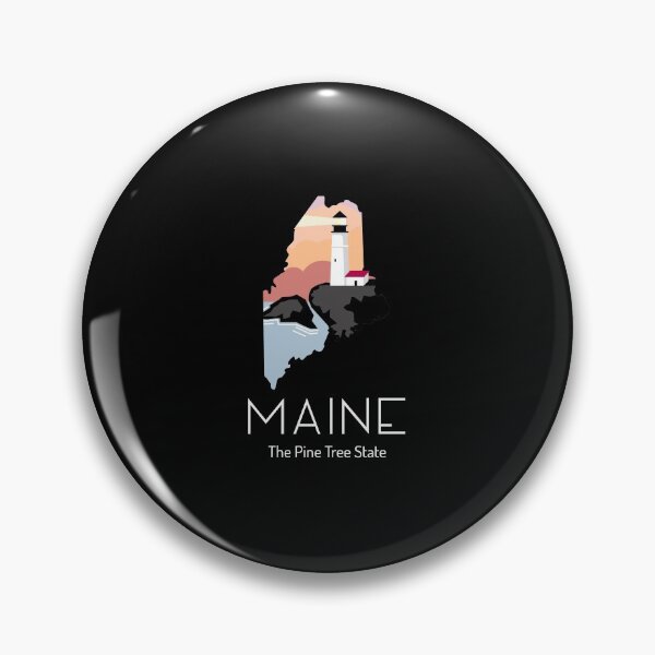 Item preview, Maine Proud State Motto The Pine Tree State graphic designed and sold by jakehughes2015.