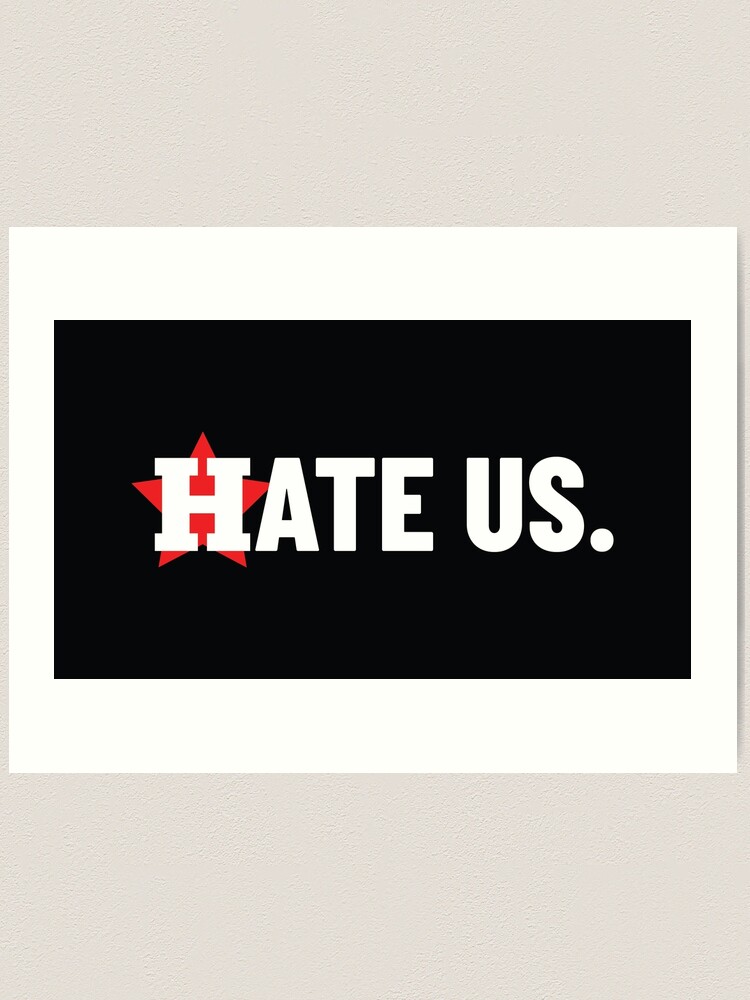 Hate Us Sticker By Tina Anderson