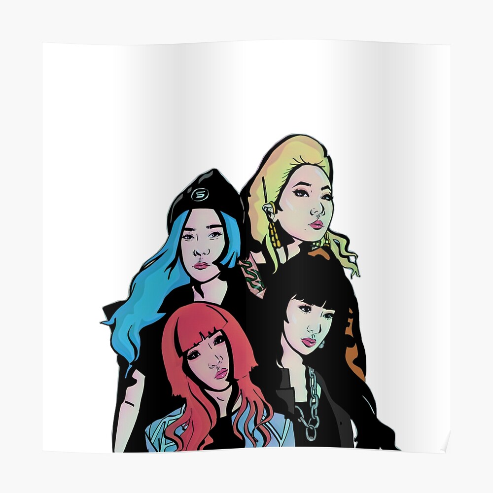 2ne1 Come Back Home Cl Dara Bom And Minzy Sticker By Shownuu Redbubble