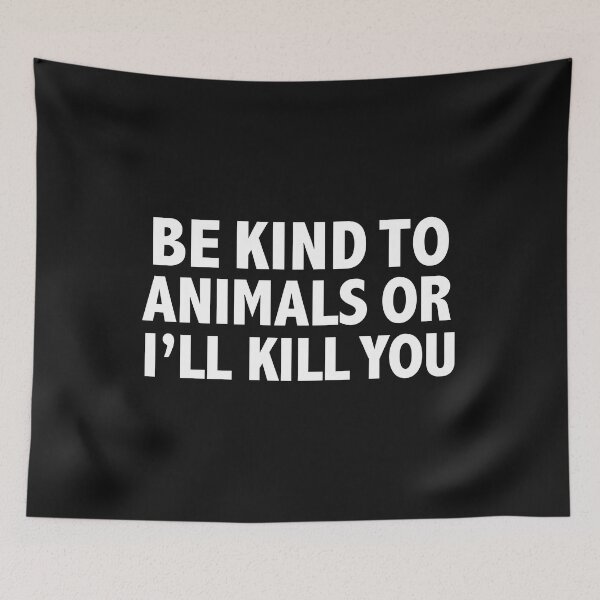 Item preview, Be Kind to Animals Animal Advocate Lover Owner designed and sold by losttribe.