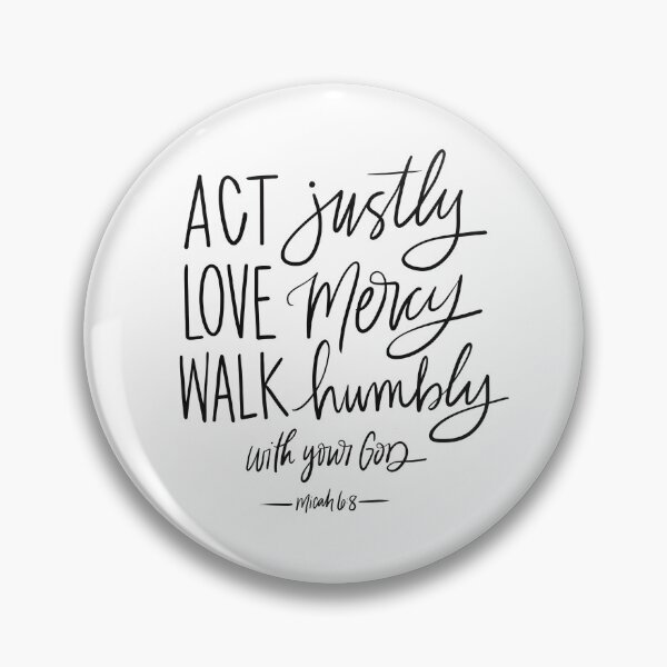 Item preview, Act Justly Love Mercy Walk Humbly designed and sold by thomaslettering.