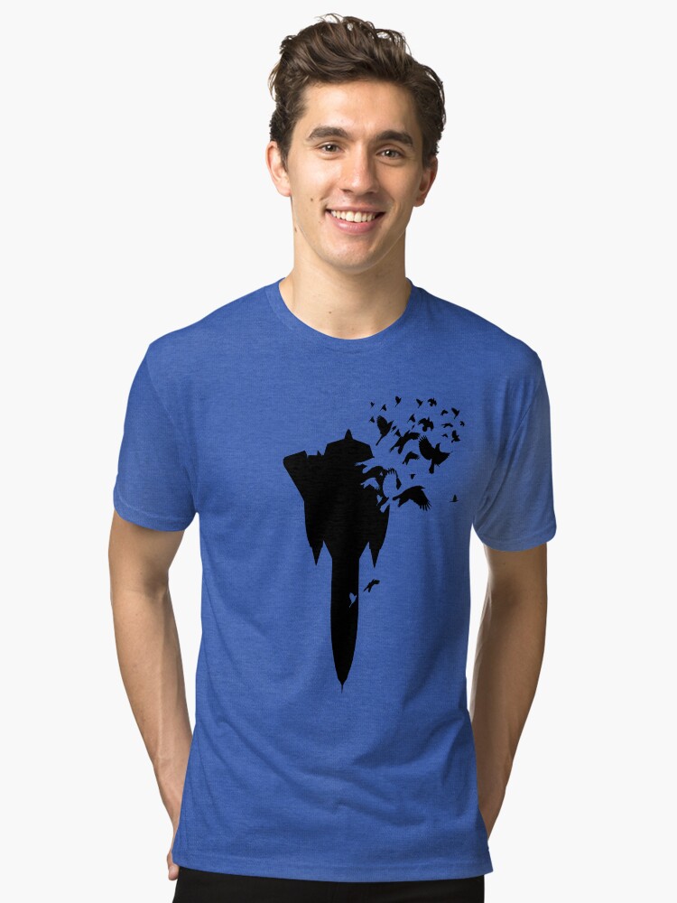 Alternate view of SR-71 Blackbird Escher Tri-blend T-Shirt