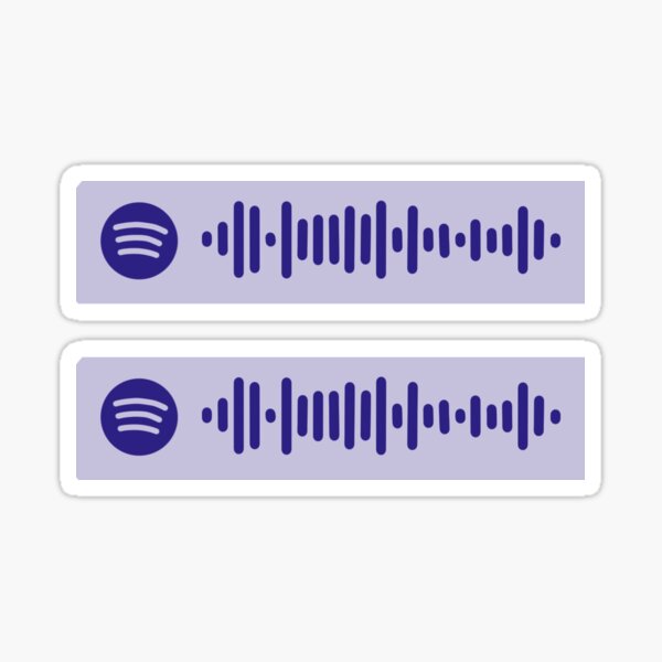 Idontwannabeyouanymore By Billie Eilish Spotify Scan 2pack Sticker By Hollyawesome Redbubble - billie eilish idontwannabeyouanymore roblox id