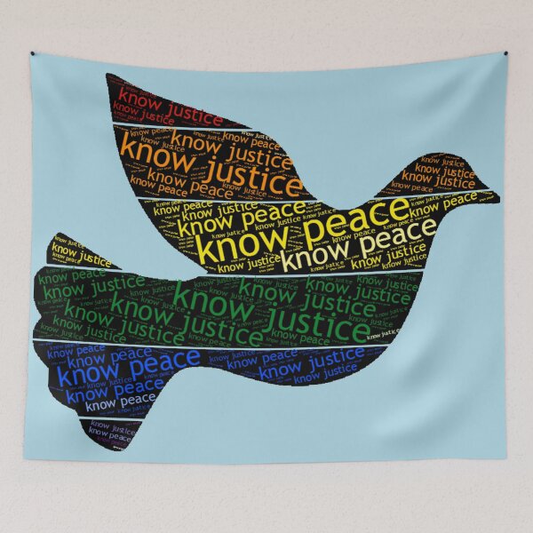 Item preview, Know Justice Know Peace designed and sold by radiogalaxy.