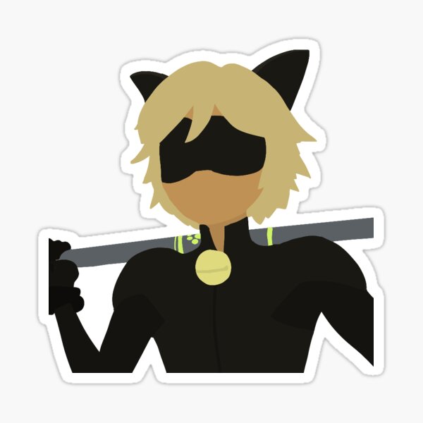 Chat Noir Stickers Redbubble