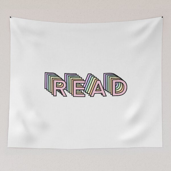 Item preview, READ Rainbow Text Block designed and sold by WildeandCo.