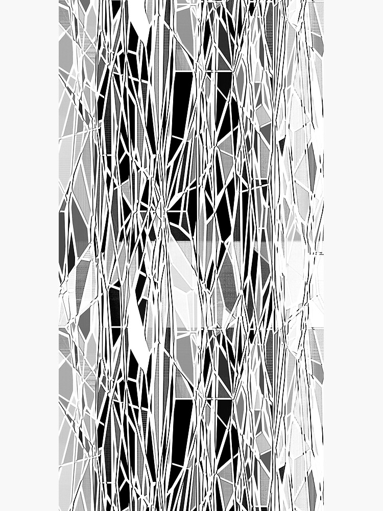 Abstract Black and White Lines Pattern by RootSquare