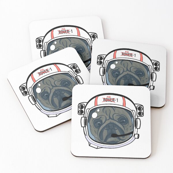 Item preview, Pug-1: The Space Dog designed and sold by Jason Hassett.