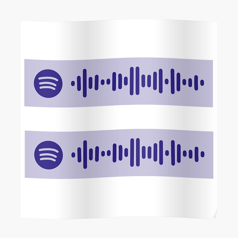 Ocean Eyes By Billie Eilish Spotify Scan 2pack Sticker By Hollyawesome Redbubble - billie eilish roblox id ocean eyes