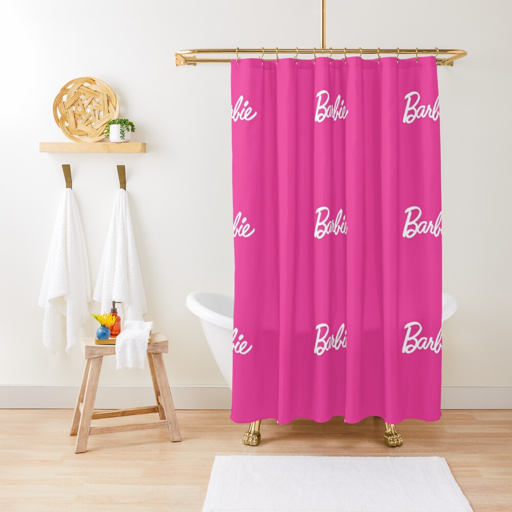 "Barbie logo" Shower Curtain by poliarush78 | Redbubble