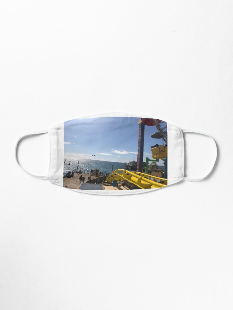 Alternate view of Santa Monica's Pier(Roller coaster) Mask