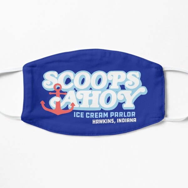 Scoops ahoy ice cream Flat Mask
