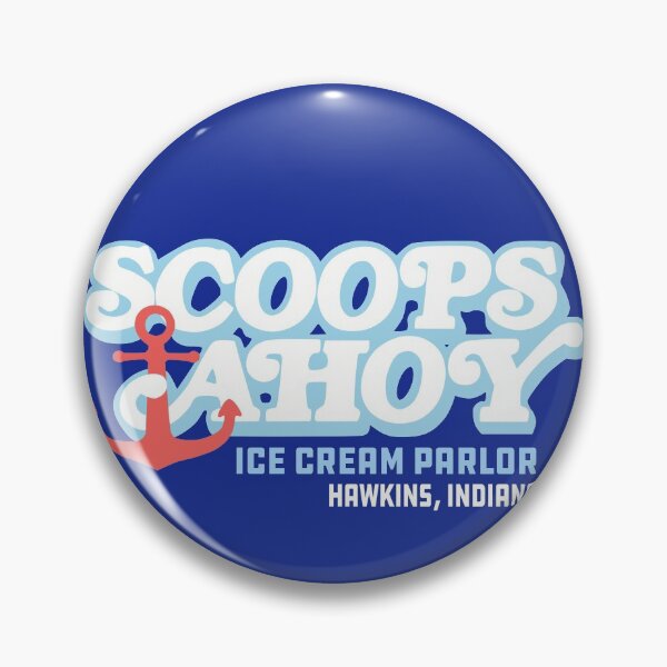 Scoops ahoy ice cream Pin