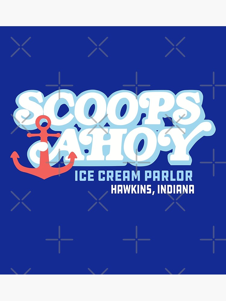 Póster «Scoops ahoy ice cream» de Mkawaii Redbubble