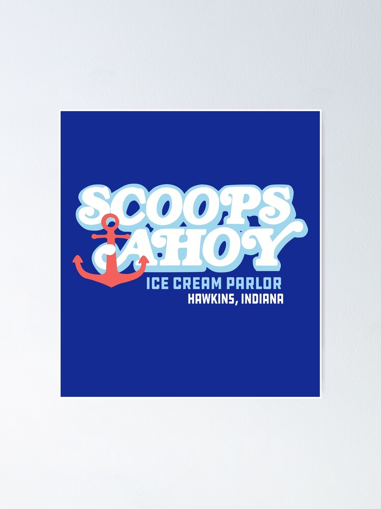 Póster «Scoops ahoy ice cream» de Mkawaii Redbubble