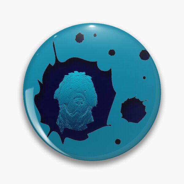 Item preview, Dog Newfoundland dog Kleks blue designed and sold by Moonyflower.