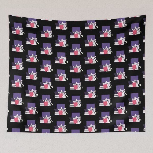 Item preview, Bookworm Cat designed and sold by DavinciStore21.