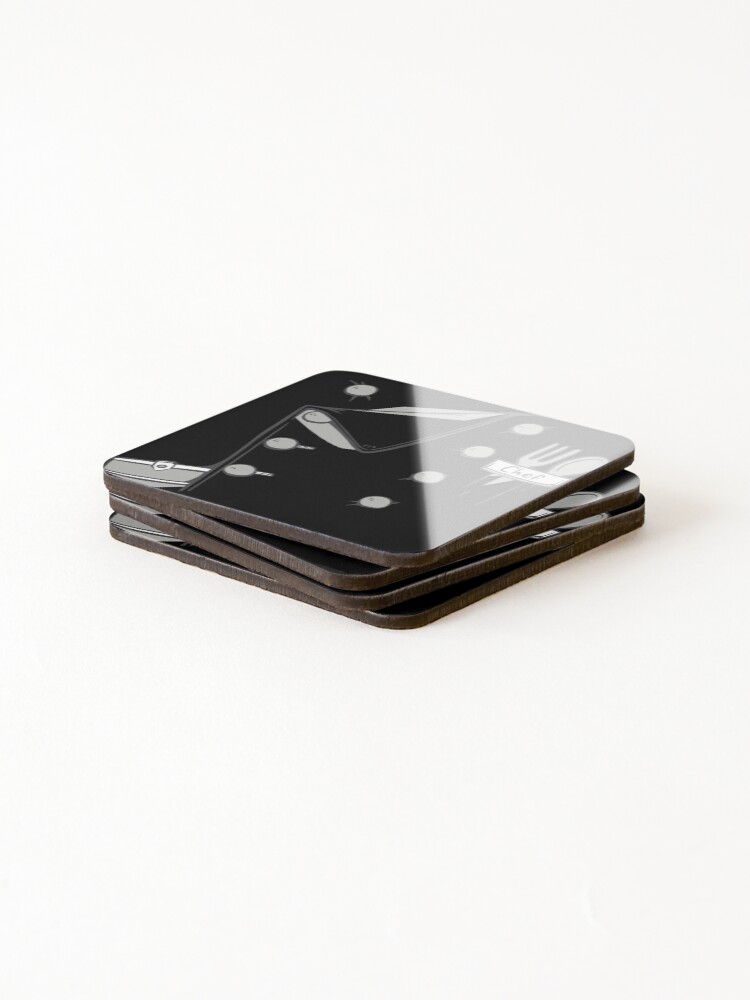 Thumbnail 4 of 5, Coasters (Set of 4), Chef Cook Chef Design designed and sold by DavinciStore21.
