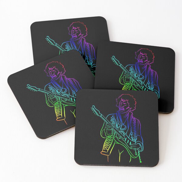 Item preview, guitar legends series rock n roll rainbow line art minimal guitarist designed and sold by lordthebeard.