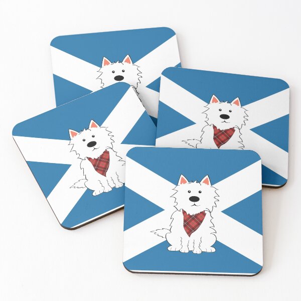 Item preview, Westie, a very Scotish dog puppy flag designed and sold by Jaime Brash.