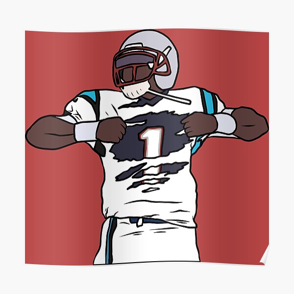 Cam newton color rush dabbing, dabs HD phone wallpaper