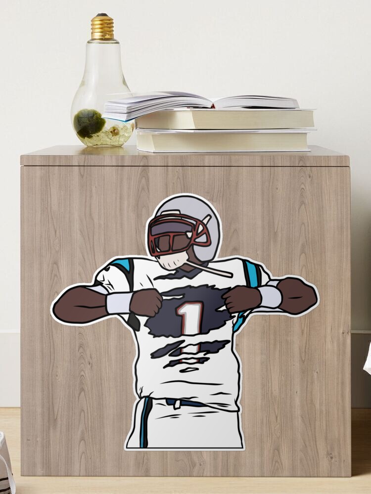 Fathead NFL Revolution Helmet Wall Decal; Carolina Panthers