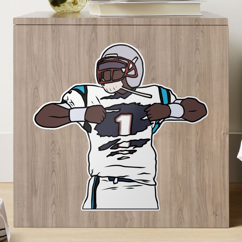 Cam Newton Patriots Sticker for Sale by RatTrapTees