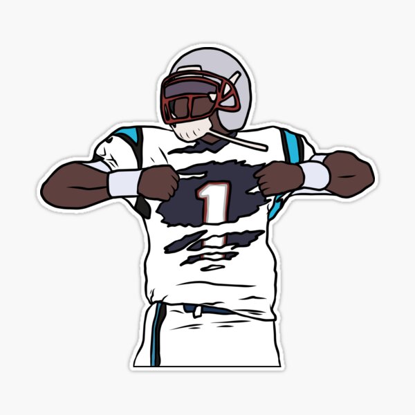 Christian McCaffrey Back-To Sticker for Sale by RatTrapTees