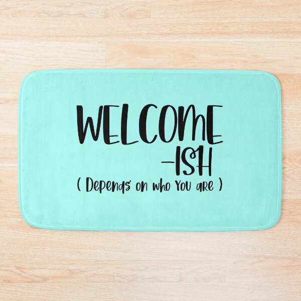 Item preview, Cute Funny welcome ish Go away no soliciting house décor decoration outdoor sticker designed and sold by tiffanator606.