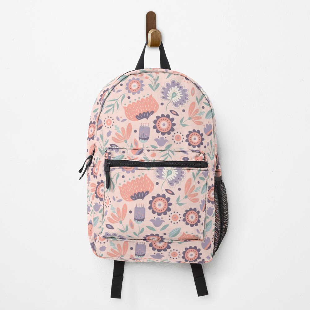 pink purple backpack