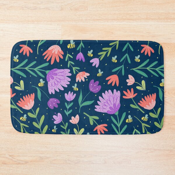 Item preview, Flowers + Bees designed and sold by latheandquill.