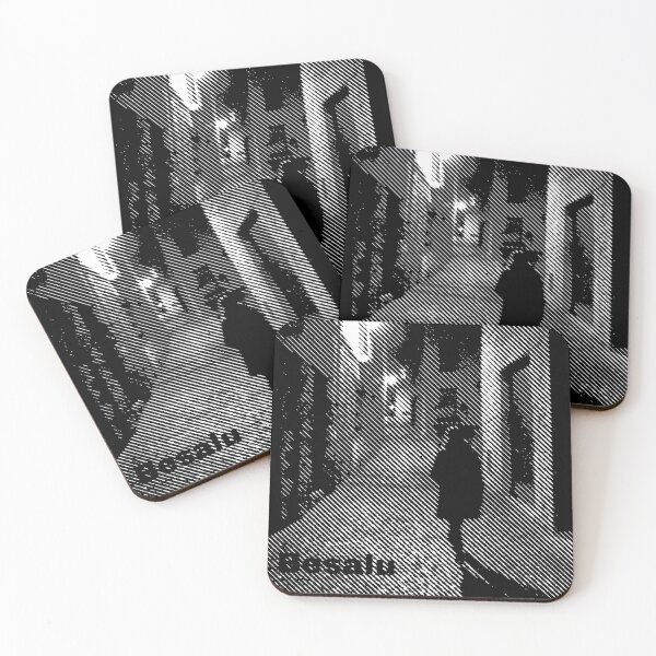 Item preview, Street Lines Besalu Evening Stroll designed and sold by pelagio.