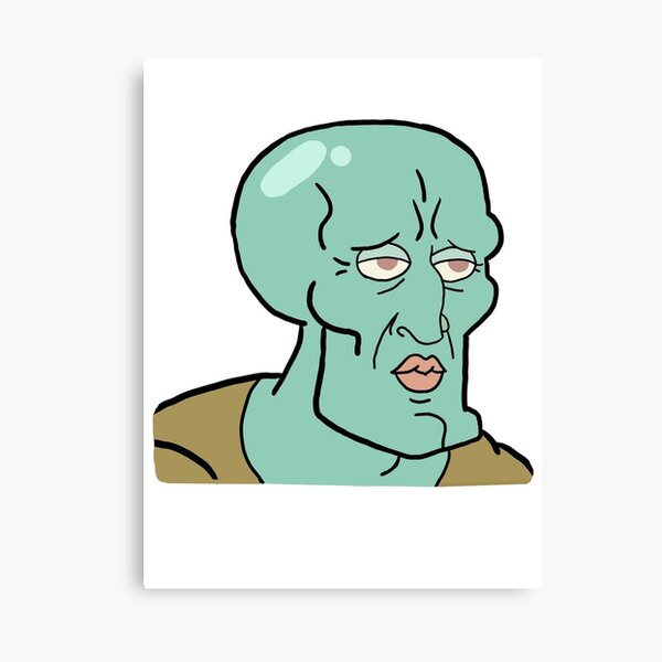 Sexy Squidward Wall Art | Redbubble