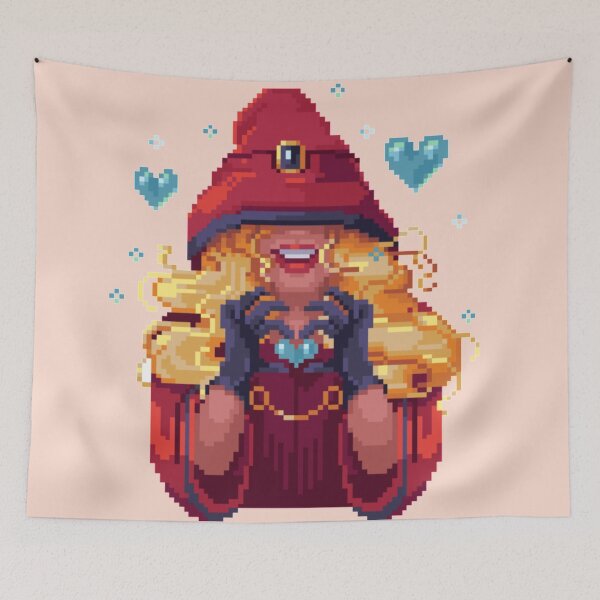 Item preview, Pixelated Red Hood Girl with Love designed and sold by HopeDetour.
