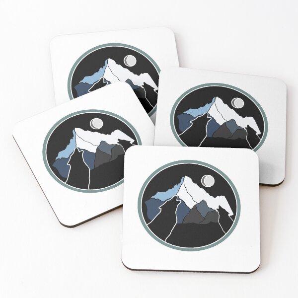 Item preview, Mountain wolf view black  designed and sold by Tamar99.