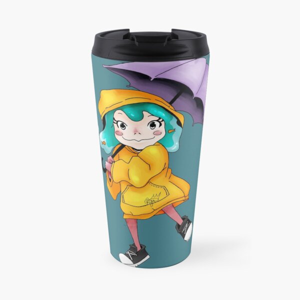 Lu with umbrella Travel Mug