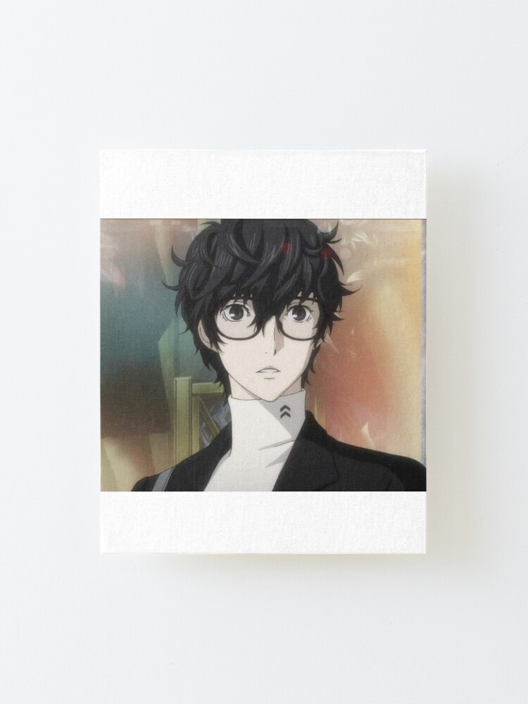 Persona 5 Joker Akira Kurusu Ren Amamiya Mounted Print By Sammygenius Redbubble