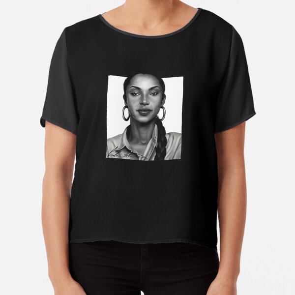 Item preview, iSalem Sade, Black and White Portrait Classic T-Shirt designed and sold by iSalem.