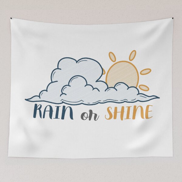Item preview, Striped Rain or Shine (Cloud and Sun) designed and sold by kayleefisherr.